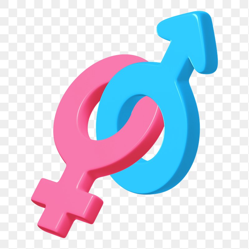 gender signs transparent
