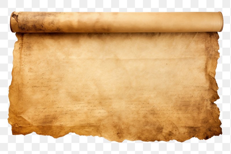 Hand drawn parchment paper roll design element, free image by rawpixel.com  / Hein