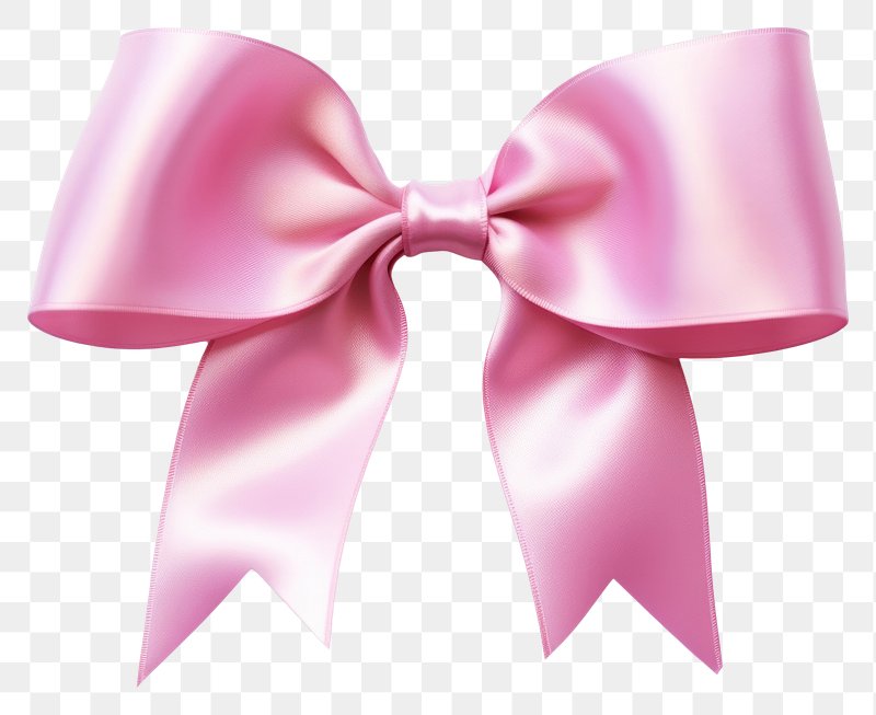 Premium AI Image  Single pink ribbon for gift wrapping or decoration