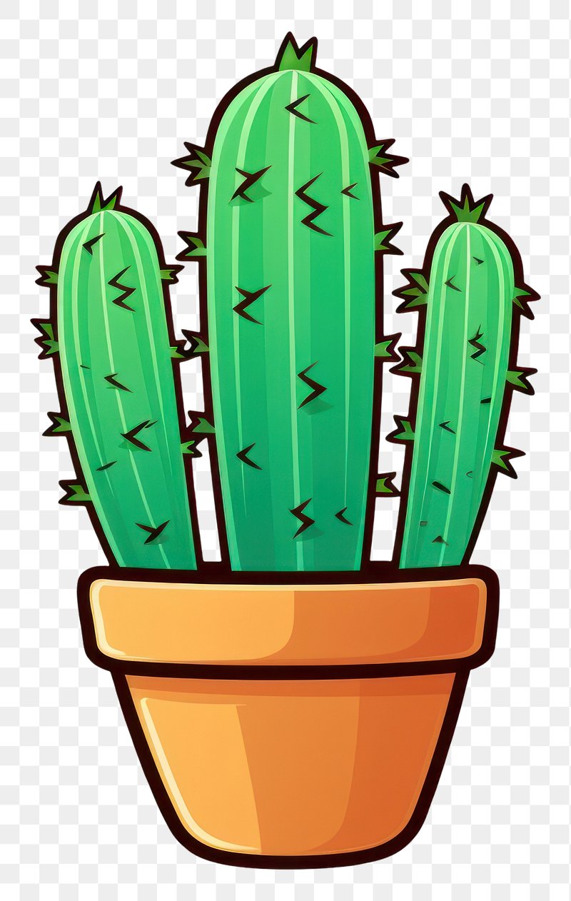 Cactus Clipart PNG Images, Cactus, Cartoon, Plant PNG Image For