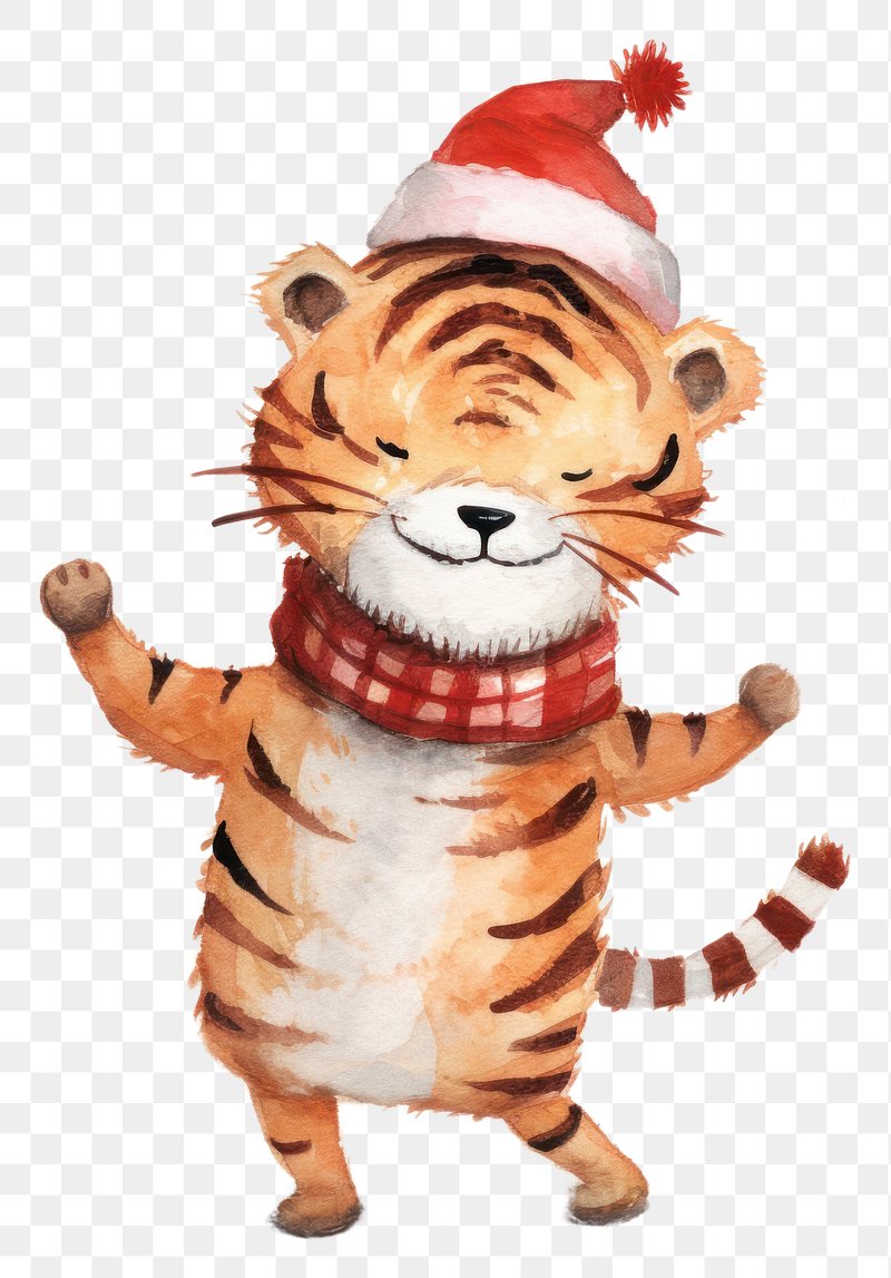 Hand Painted Tiger Images  Free Photos, PNG Stickers, Wallpapers