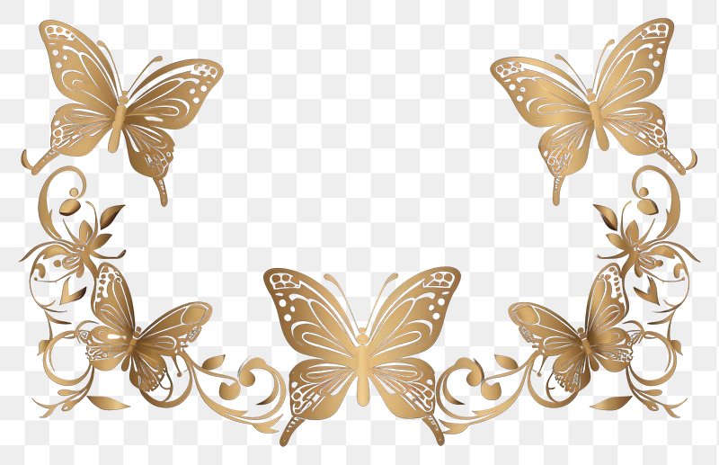 Gold Butterfly PNG Images  Free Photos, PNG Stickers, Wallpapers &  Backgrounds - rawpixel