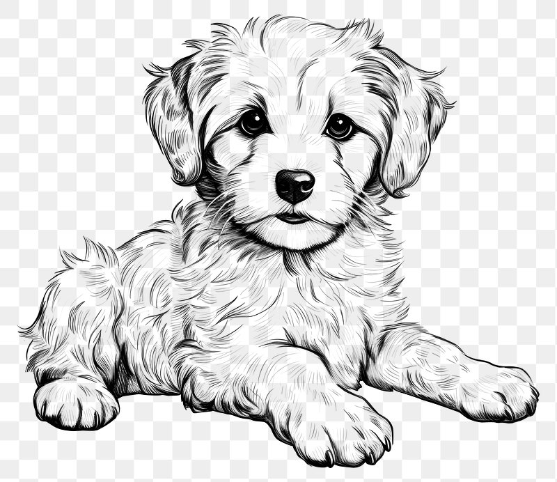 Cute Dog Drawing Images | Free Photos, PNG Stickers, Wallpapers ...