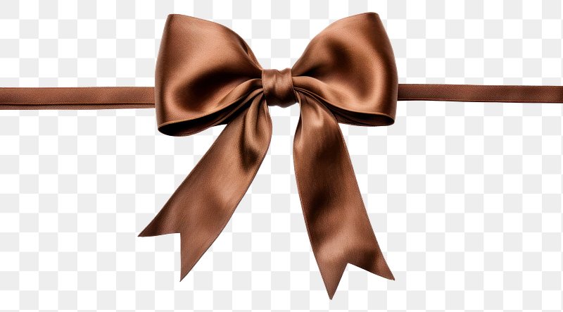 Brown Bow Gift Ribbon vector PNG - Similar PNG