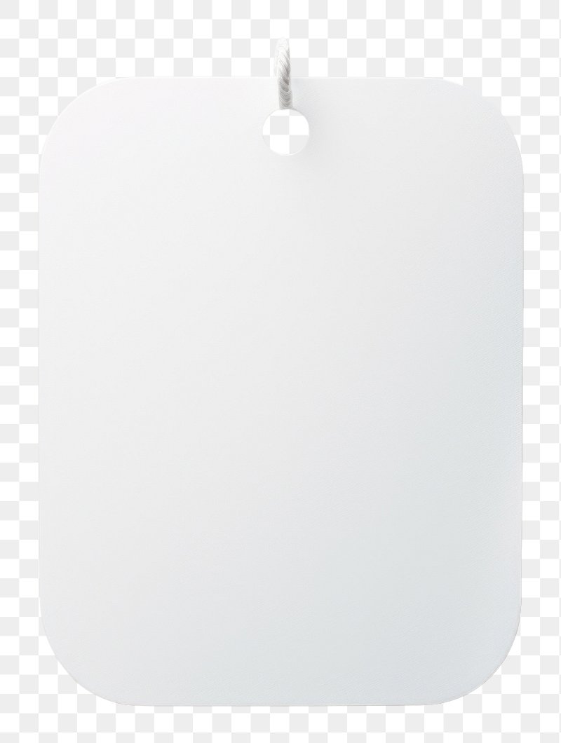 Premium Vector  Blank price tag on a string on a white background