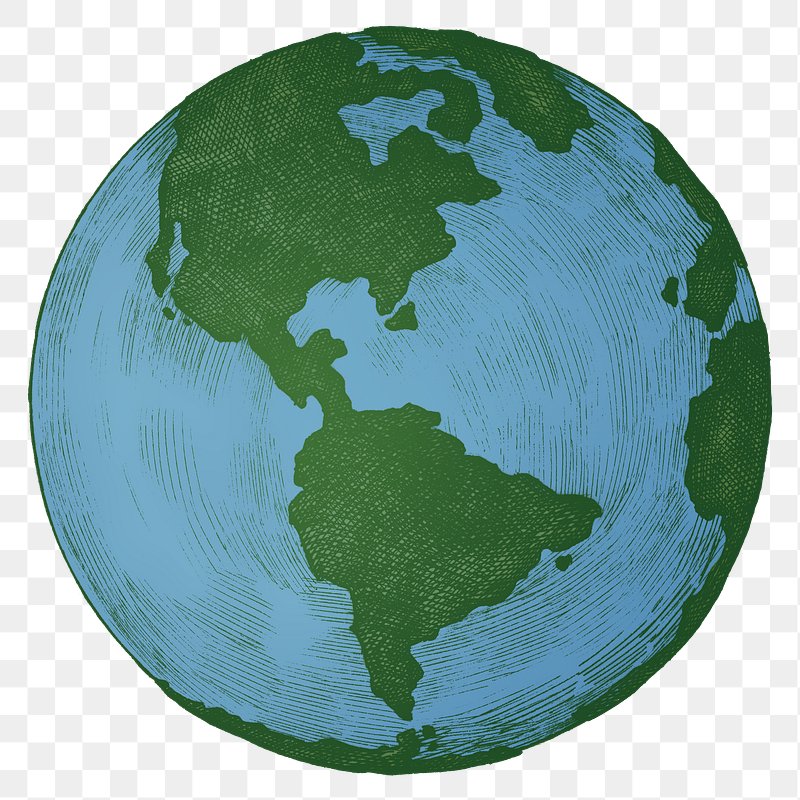 planet earth with trash clip art