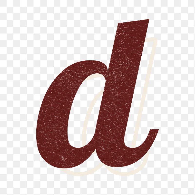 Letter D Lowercase Cursive Images | Free Photos, PNG Stickers