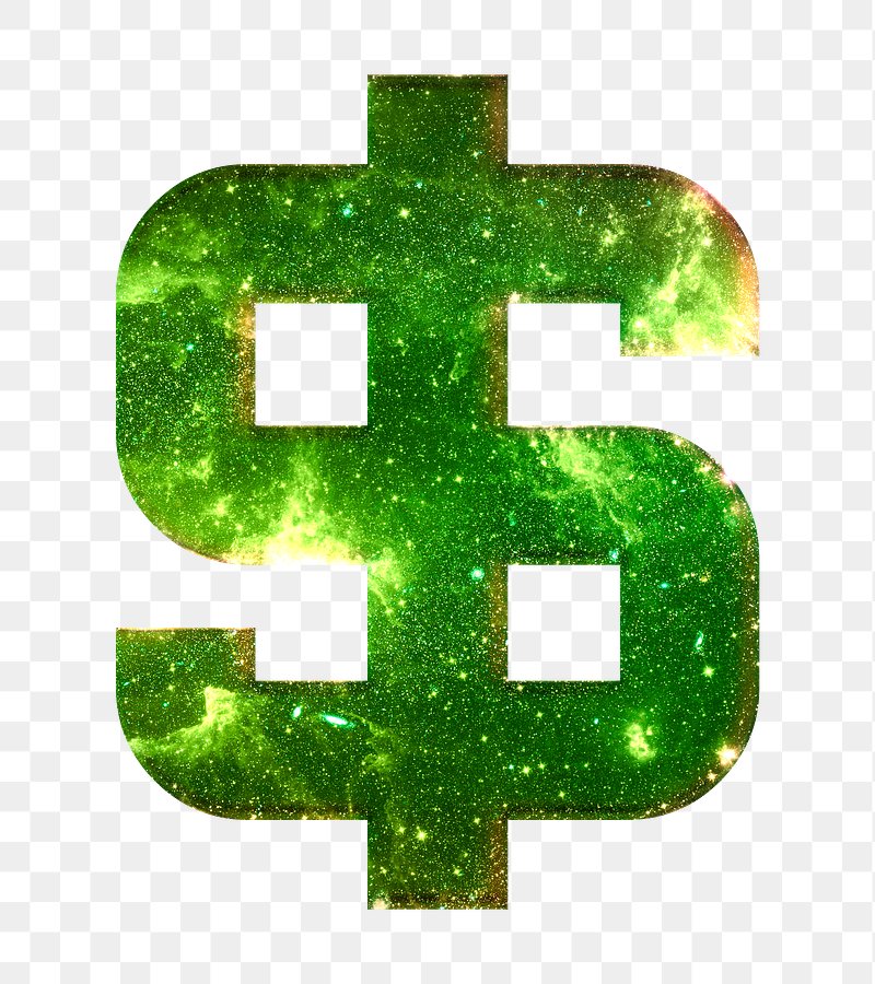 dollar sign png green