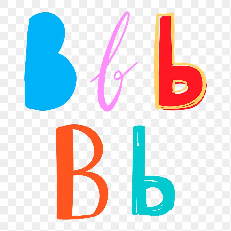 B Doodle Alphabet PNG Images | Free Photos, PNG Stickers, Wallpapers ...