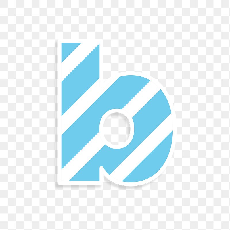 Png Letter B Striped Font | Free PNG Sticker - Rawpixel