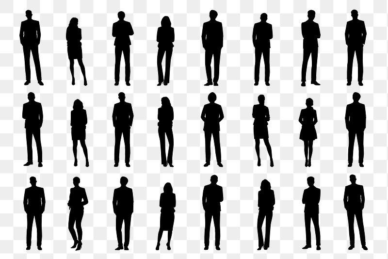 business people silhouette png