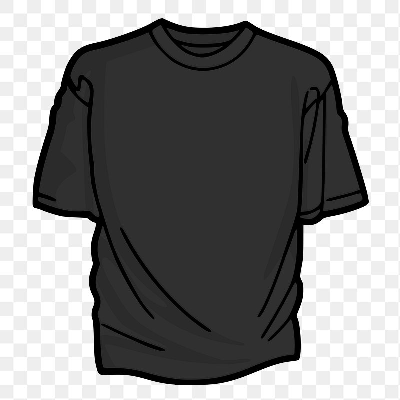 T-shirt PNG Transparent, T Shirt, Shirt Clipart, Black And T Shirt