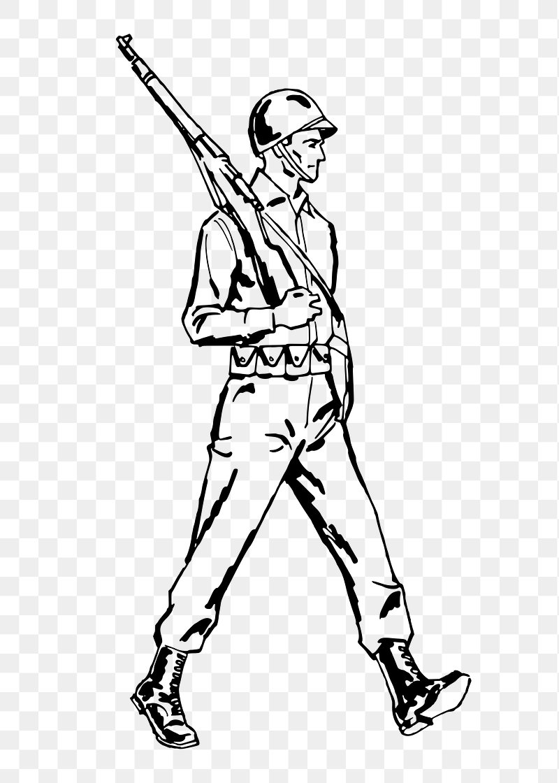 Army Man Drawing Vector Images (over 1,500)