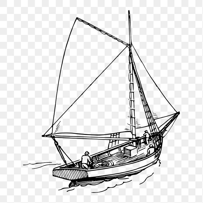 Boat sketch. Blue ink motor ship drawing Stock Vector Image & Art - Alamy