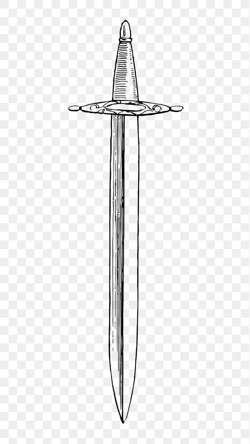medieval swords drawing