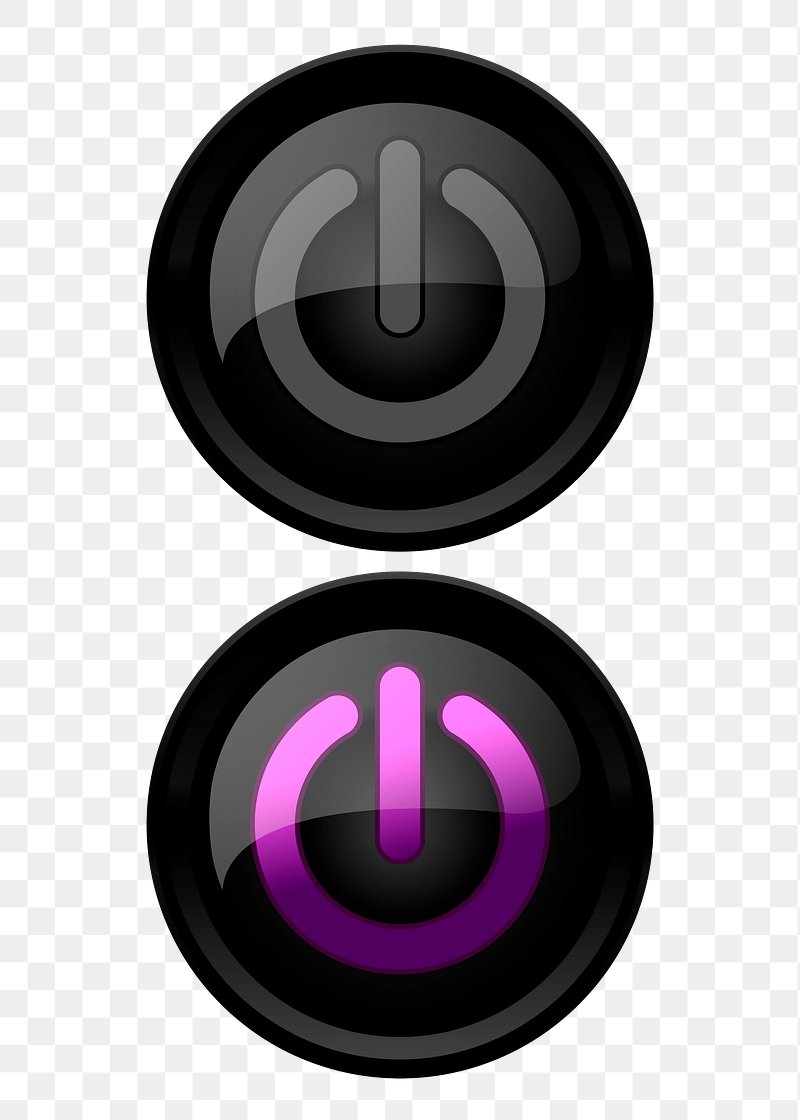 Illustration of Power Button Logo Stock Illustration - Illustration of  gaming, science: 111365035