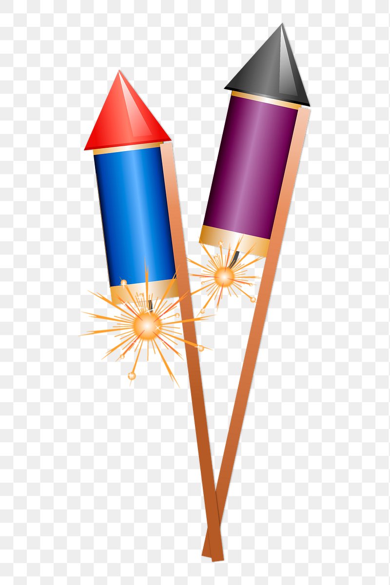 fireworks rocket png