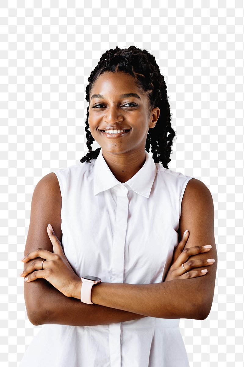 Premium Photo  Young serious black woman in beige casual dress of