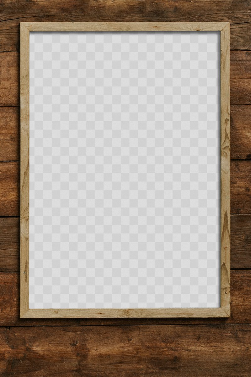 Brown landscape picture frame mockup isolated on a transparent background  22024773 PNG