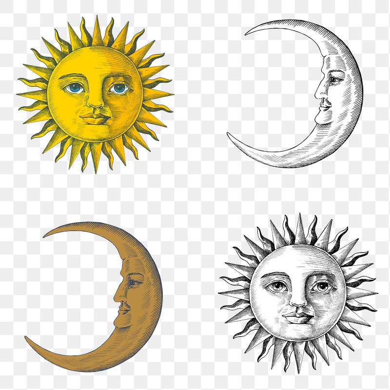 Crescent Moon Png Stock Illustrations, Cliparts and Royalty Free