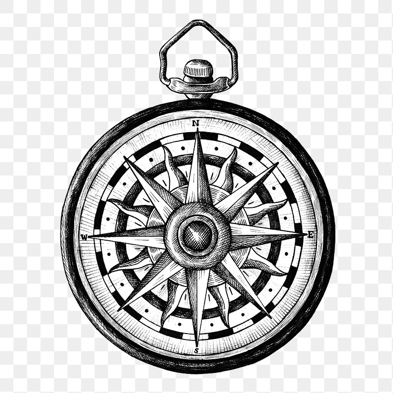 Hand Drawn Compass Images  Free Photos, PNG Stickers, Wallpapers