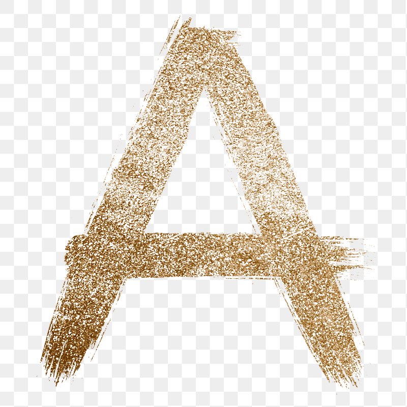 Gold Letters PNG Transparent Images Free Download, Vector Files