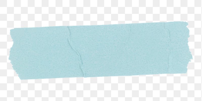 Printable Blue Washi Tape PNG Transparent Images Free Download