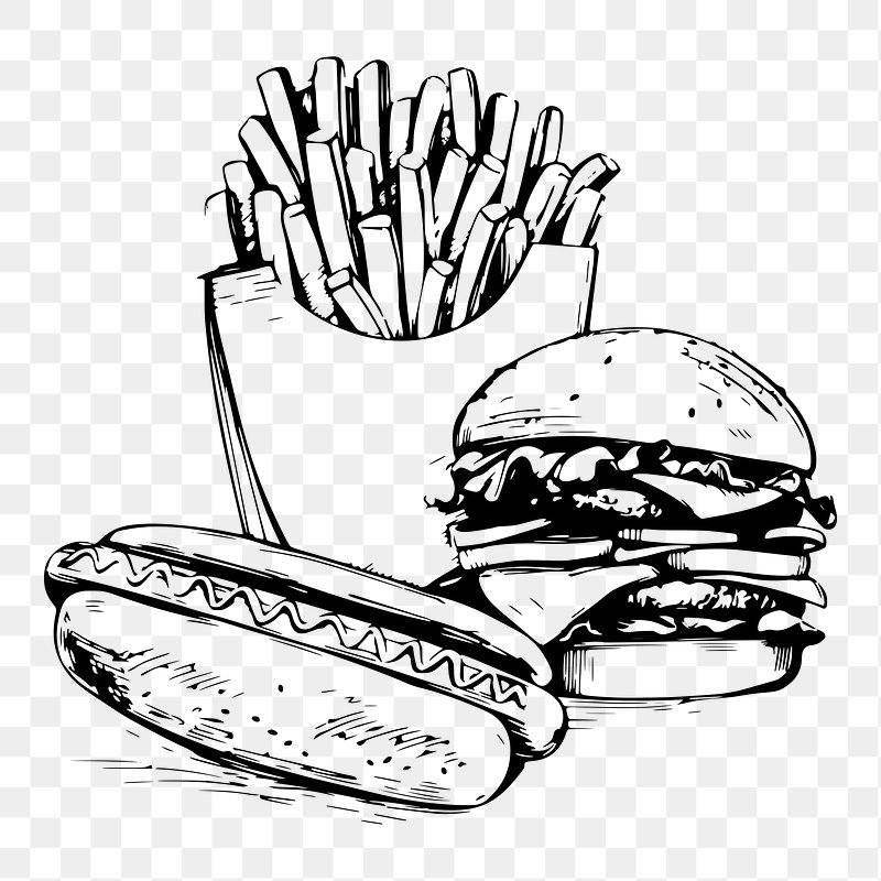 Burger Drawing Logo  Turbologo Logo Maker