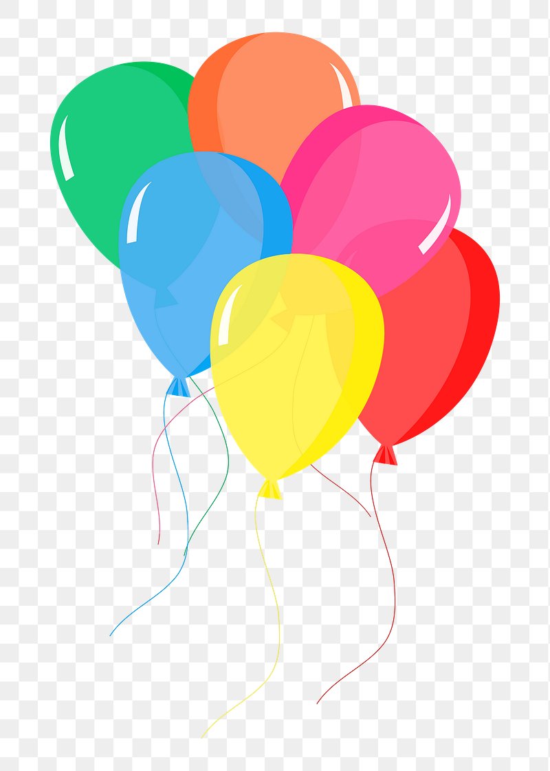 Ballon Stickers - Free birthday and party Stickers
