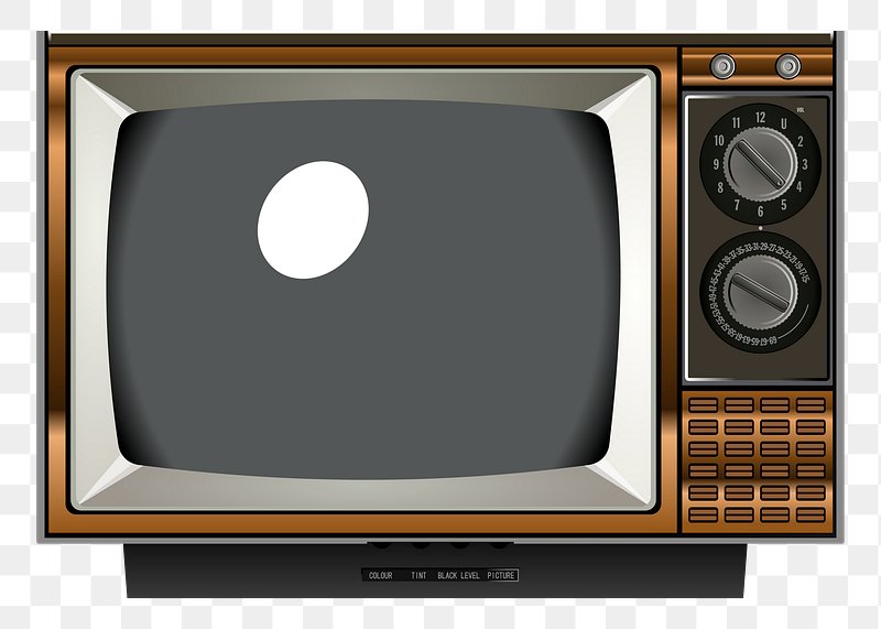 vintage television illustration