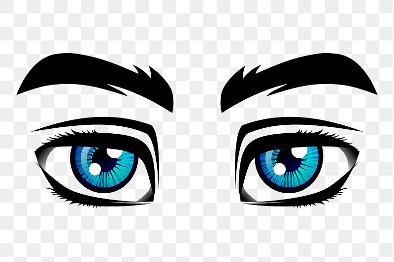 Anime Love Eyes PNG White Transparent And Clipart Image For Free