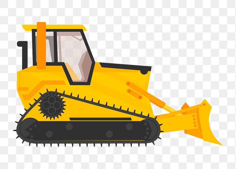 bulldozers clipart of flowers