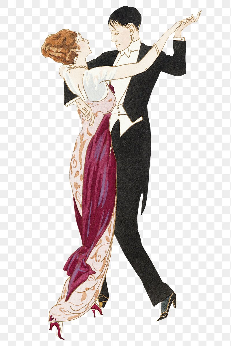 Drawing Of A Couple Dancing Royalty Free SVG, Cliparts, Vectors, and Stock  Illustration. Image 19425280.
