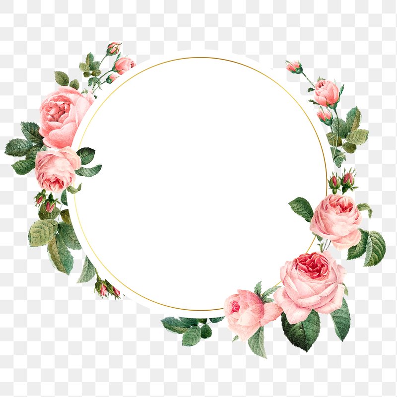 rose flower frame designs