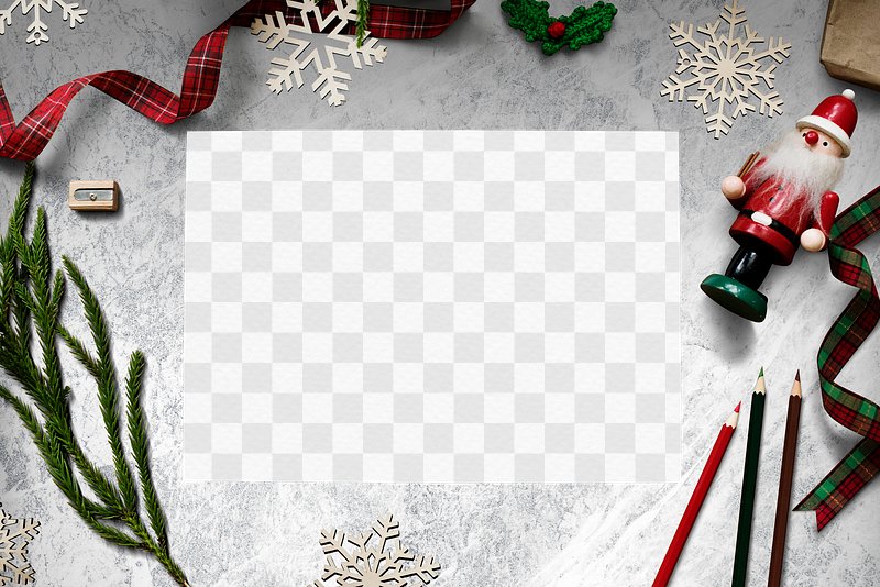 Christmas ornament Santa Claus, Christmas Frame, border, holidays, leaf png