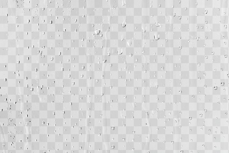 Seamless Pattern With Raining On Transparent Background Vector