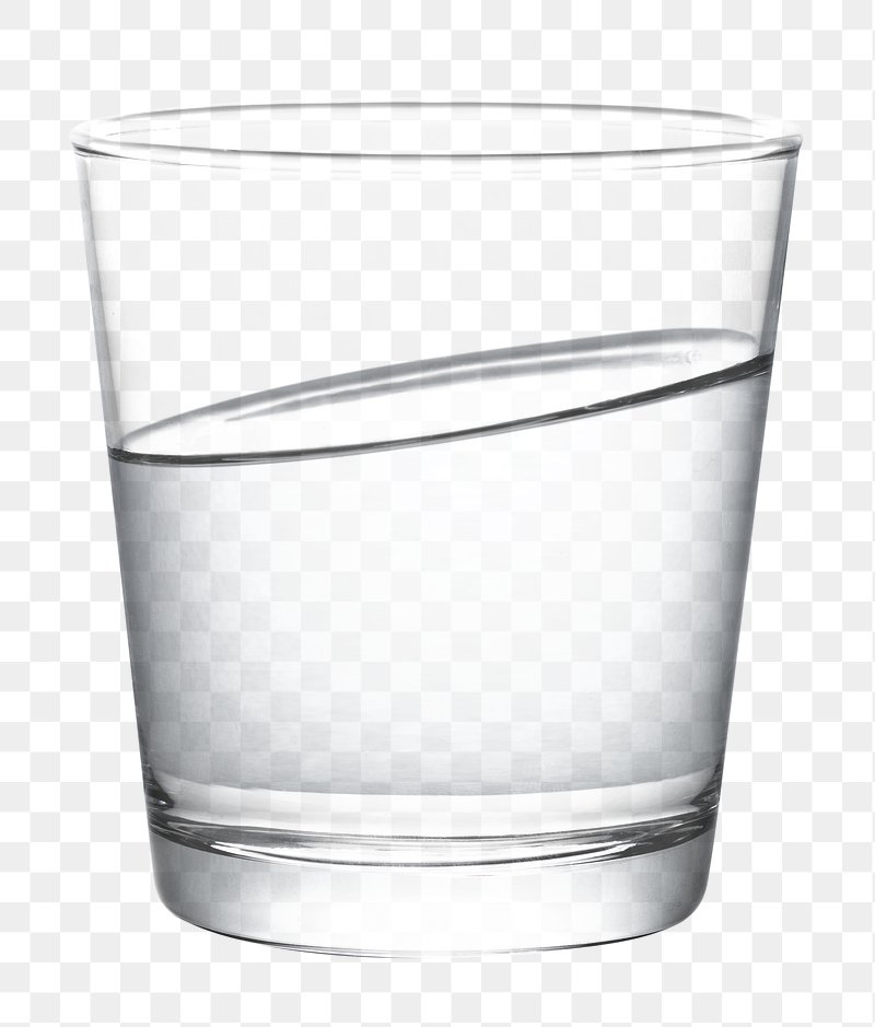 Premium PSD  Water glass isolated on white and transparent background png  clipart