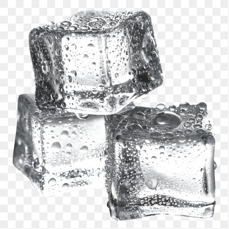 Premium Photo  Crushed ice cubes on black background.