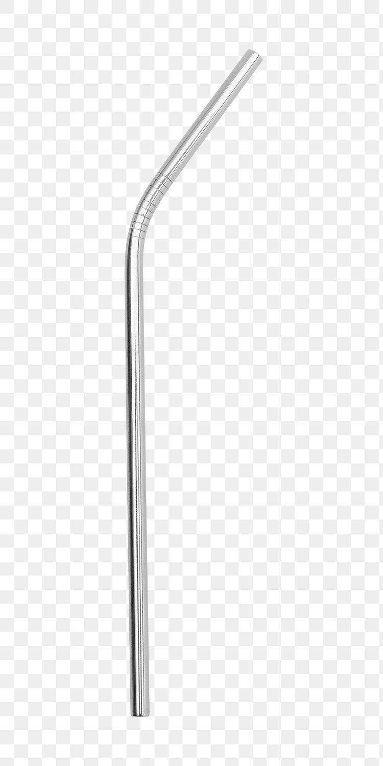 bendy straw clipart black and white