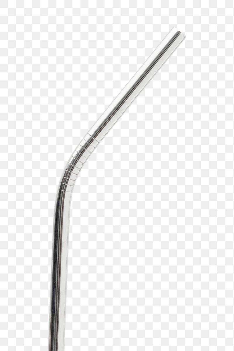 Reusable stainless steel straws design element, free image by rawpixel.com  / Teddy Rawpixel