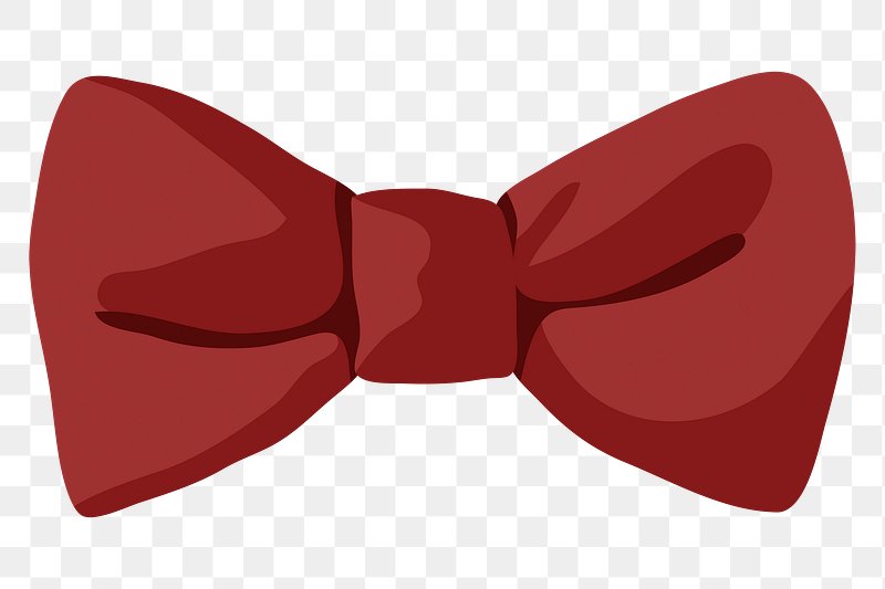 Cute red bow vector PNG - Similar PNG