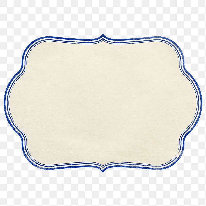 blank vintage label png