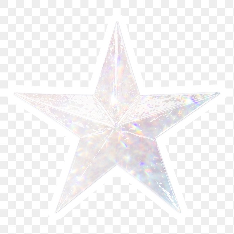 Glitter star sticker transparent png, free image by rawpixel.com / NingZk  V.