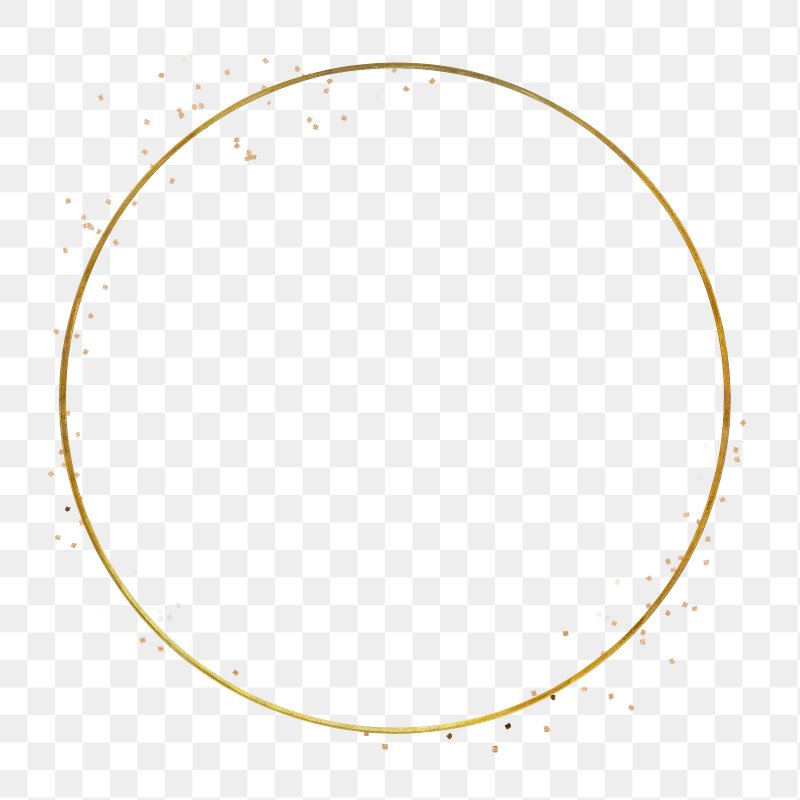 Round Frame PNG and PSD  Round picture frames, Gold picture frames,  Picture frames