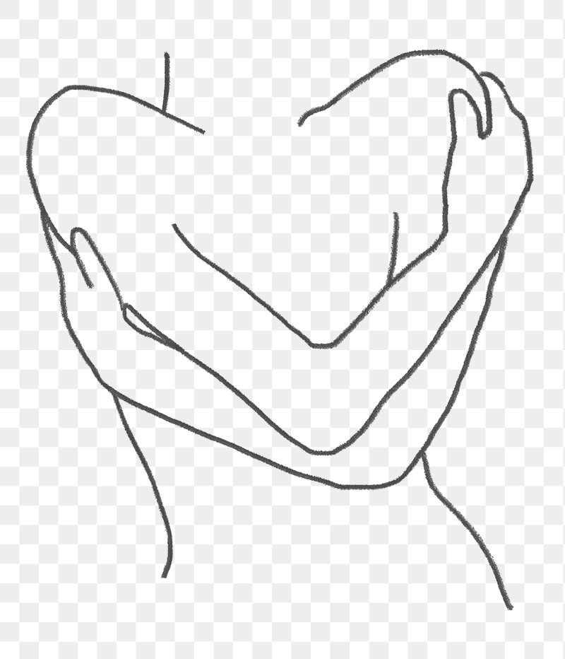 line art set of romantic couple hugging illustration vector hand