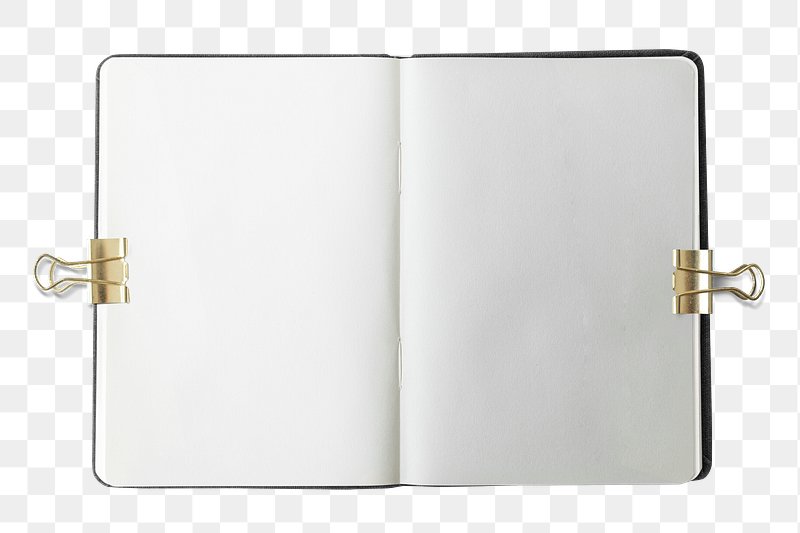 Clean Pages Square Sketchbook White Background Flat Template Stock Photo by  ©tesunotai 315747800