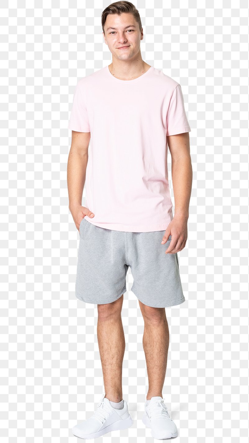 T-shirt png mockup in pink | Premium PNG Sticker - rawpixel