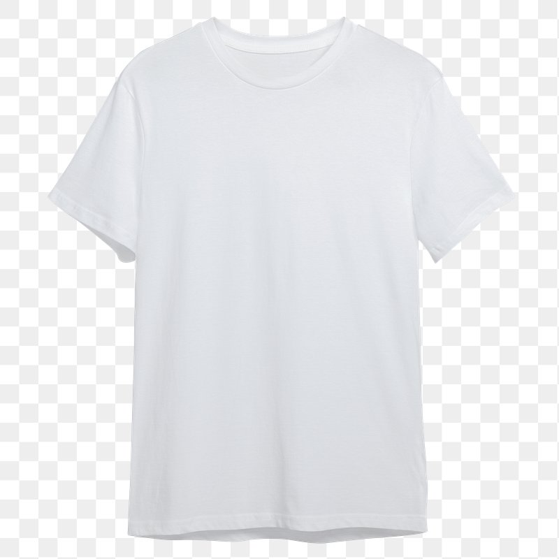 Premium Vector  Realistic white t-shirt set on white background