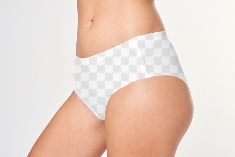 Premium PSD  Women underwear mockup design