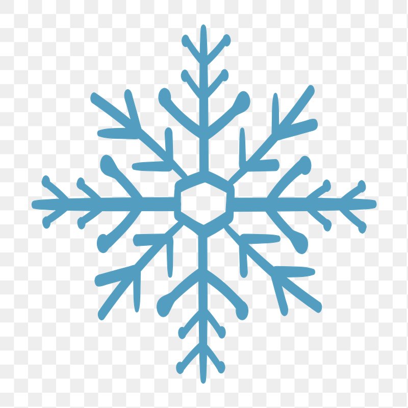 Christmas Snowflake Clipart, Cute Graphics PNG, Christmas Snow